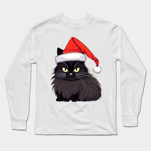 Holiday Whiskers Santa Paws Long Sleeve T-Shirt